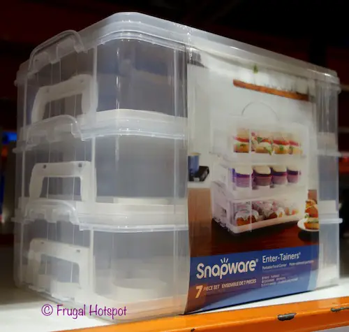 Snapware Enter-Tainers Portable Food Carrier 7-Piece Set at Costco