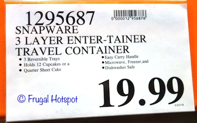 Costco Price: Snapware Enter-Tainers Portable Food Carrier 7-Piece Set Costco Price: Snapware Enter-Tainers Portable Food Carrier 7-Piece Set