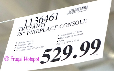 Costco Price: Tresanti 'Sloane' Fireplace TV Console