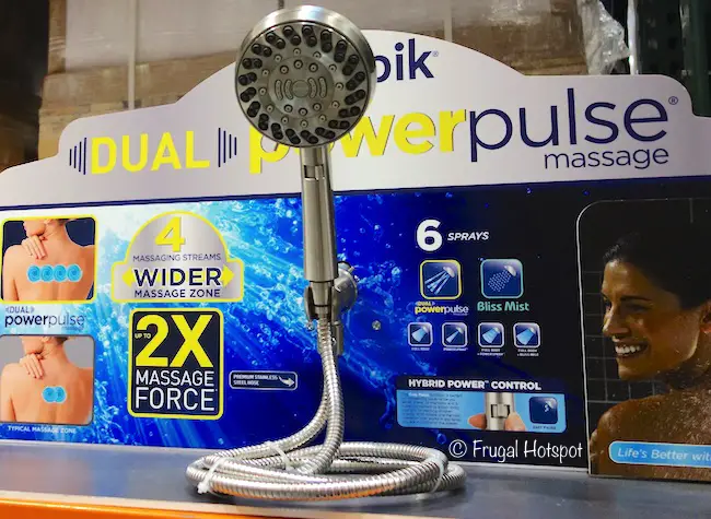 Waterpik Dual Power Pulse Massage Shower Head at Costco