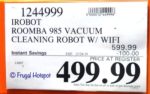 iRobot Roomba 985 Vacuum Robot Costco Sale Price