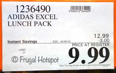 Costco Sale Price: Adidas Excel Insulated Lunch Pack