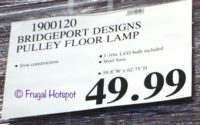 Costco Price: Bridgeport Designs Pulley Floor Lamp Costco Price: Bridgeport Designs Pulley Floor Lamp
