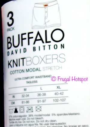 Buffalo David Bitton Men's Knit Boxer 3-Pack at Costco Buffalo David Bitton Men's Knit Boxer 3-Pack at Costco