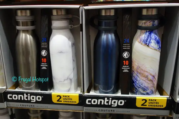 Contigo Couture Stainless Steel Water Bottle 2-Pack at Costco