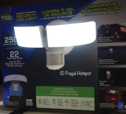 Home Zone Motion Activated Security LED Light at Costco