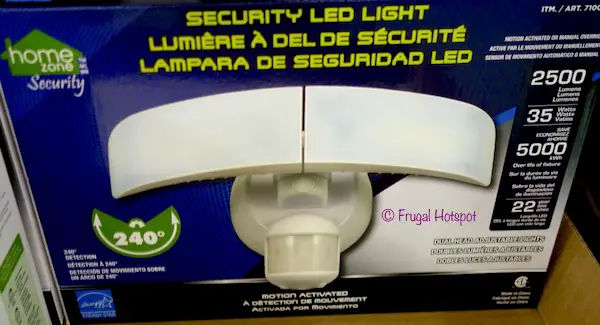 Home Zone Motion Activated Security LED Light at Costco