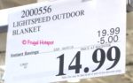 Costco Sale Price: Lightspeed Oversized Outdoor Blanket