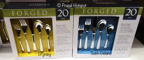 Mikasa Forged Stainless Steel Flatware Set 20-Piece Brynley and Stain Delano at Costco