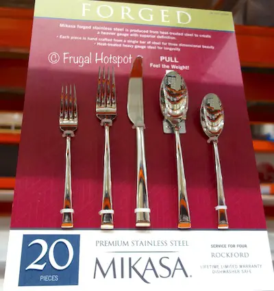 Mikasa Forged Stainless Steel Flatware Set 20-Piece Rockford at Costco