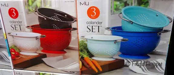 Miu 3-Piece Colander Set at Costco Miu 3-Piece Colander Set at Costco
