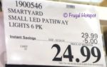 Costco Sale Price: SmartYard Small LED Pathway Lights 6-Pack