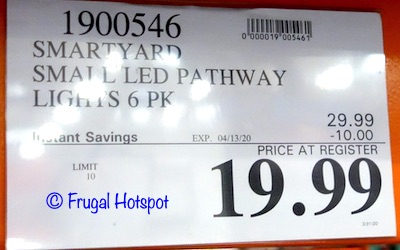 SmartYard Small LED Pathway Lights Costco Sale Price