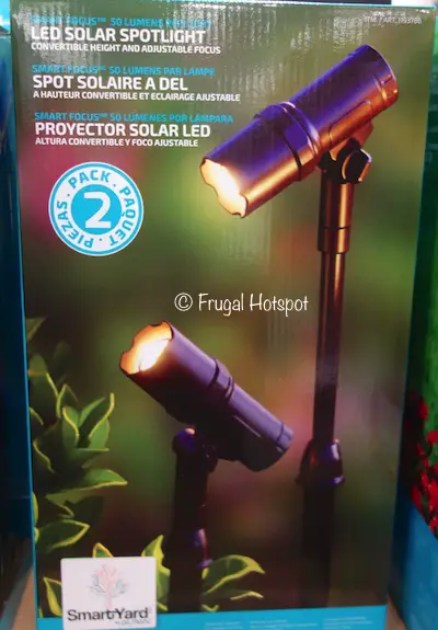 SmartYard Solar Spot Light 2-Pack at Costco