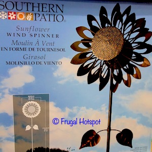 Southern Patio Sunflower Steel Wind Spinner at Costco