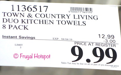 Costco Sale Price: Town & Country Living Bistro Kitchen Towels