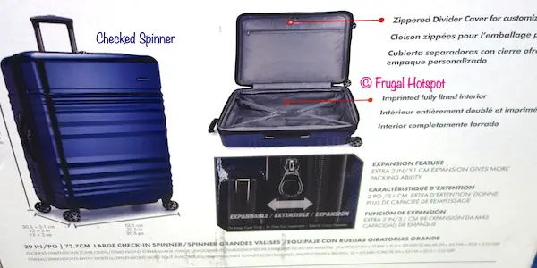 Traveler's Choice Pomona Hardside Spinner Luggage 2-Piece Set at Costco