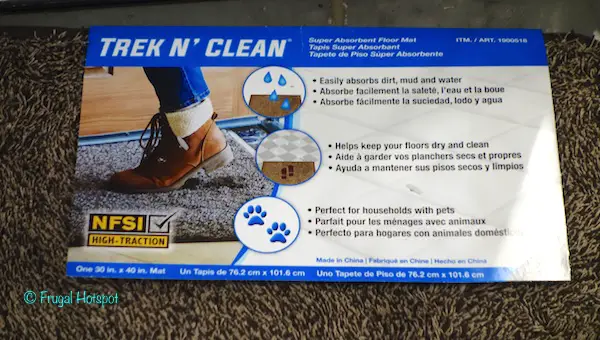 Trek N' Clean Super Absorbent Floor Mat at Costco