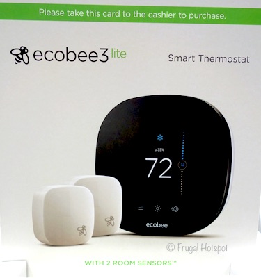 ecobee3 lite Smart Thermostat (2nd gen) with 2 Room Sensors at Costco