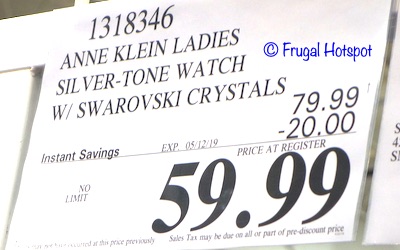 Costco Sale Price: Anne Klein Silver-Tone Mesh Ladies Watch