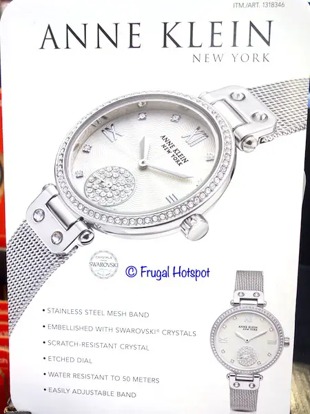 Anne Klein Silver-Tone Mesh Ladies Watch at Costco