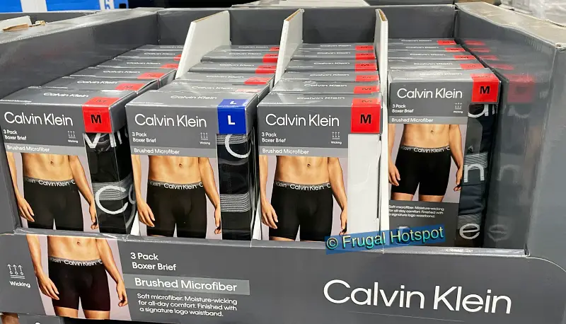 Calvin Klein Mens 3 Pack Microfiber Mesh Boxer Brief  
