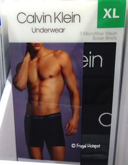 Calvin Klein Men's Microfiber Mesh Boxer Briefs 3-Pack at Costco