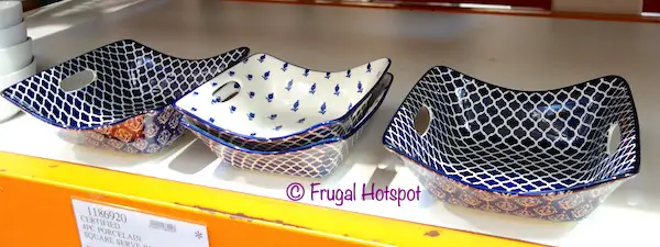 Certified Porcelain Square Serving Bowls 4-Piece at Costco Certified Porcelain Square Serving Bowls 4-Piece at Costco
