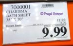 Costco Sale Price: Charisma Bath Sheet 35 x 70