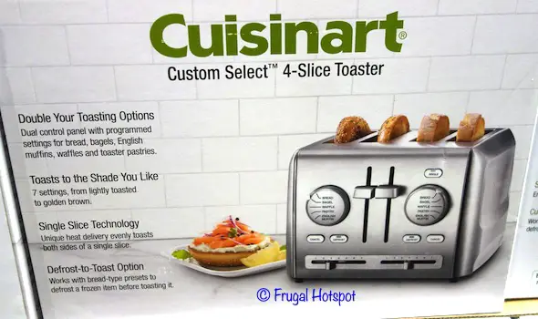 Cuisinart Custom Select 4-Slice Toaster Costco Cuisinart Custom Select 4-Slice Toaster Costco