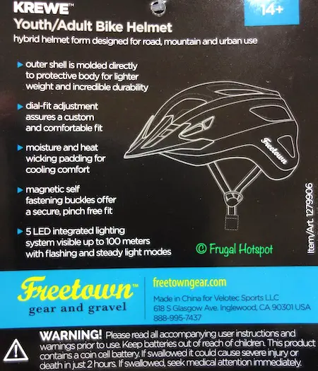 Freetown Krewe Bike Helmet Costco