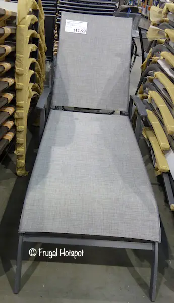 Kirkland Signature Commercial Sling Chaise Lounge at Costco