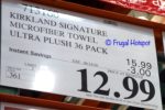 Kirkland Signature Microfiber Towel Costco Sale Price