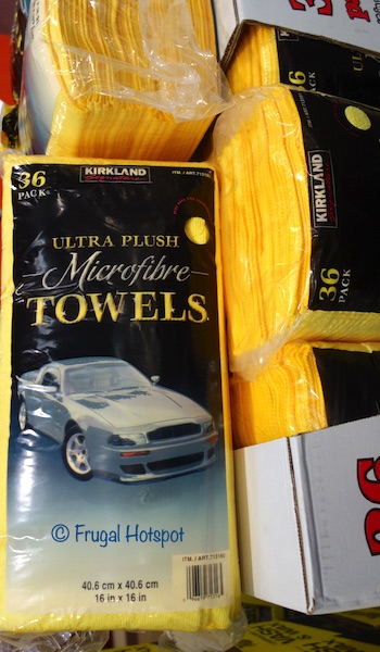 Kirkland Signature 40cm Ultra Plush Microfiber Towels Cloths for Car Polishing 