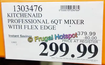 KitchenAid 6-Quart Bowl Lift Mixer | Costco Sale Price