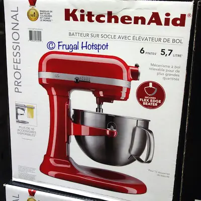 KitchenAid Professional 6-Quart Bowl Lift Mixer Red at Costco
