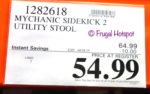 Costco Sale Price: Mychanic Sidekick 2 Utility Stool