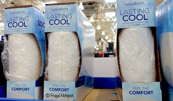 Novaform Lasting Cool Gel Memory Foam Pillow at Costco Novaform Lasting Cool Gel Memory Foam Pillow at Costco