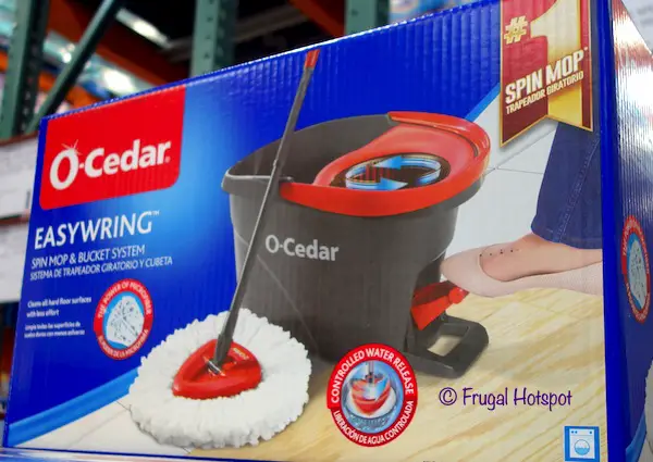 O-Cedar Easy Wring Spin Mop & Bucket System at Costco