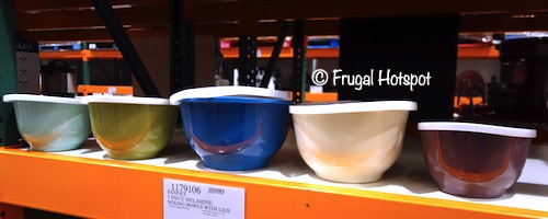 Pandex 5-Piece Melamine Mixing Bowls with Lids at Costco