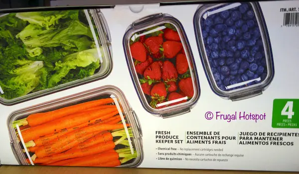 Prepworks ProKeeper Fresh Produce Keeper 4-Piece Set at Costco