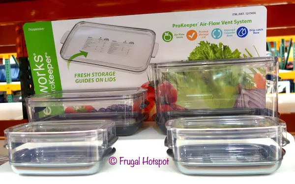 Prepworks ProKeeper Fresh Produce Keeper 4-Piece Set at Costco