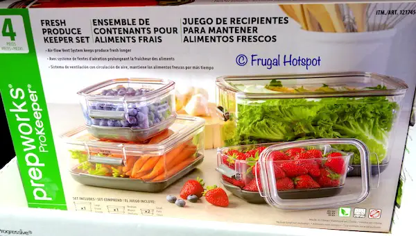 Prepworks ProKeeper Fresh Produce Keeper 4-Piece Set at Costco