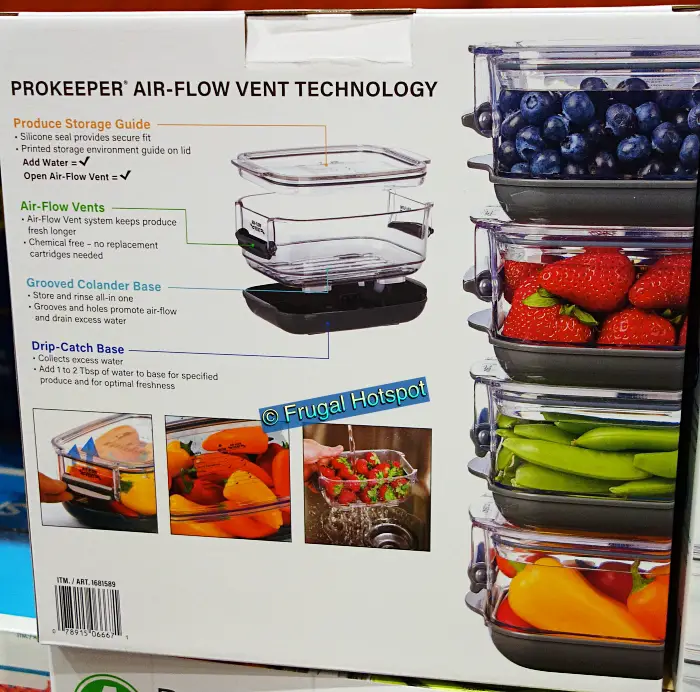 ProKeeper Produce Keeper 4-Pack | features | Costco
