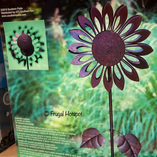 Southern Patio Sunflower Wind Spinner at Costco Southern Patio Sunflower Wind Spinner at Costco