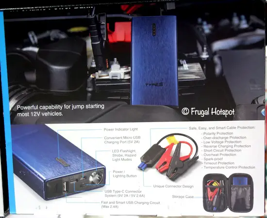 Type S Jump Starter & Portable Power Bank at Costco