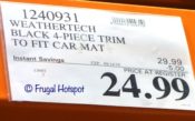 Costco Sale Price: WeatherTech 4-Piece Trim-to-Fit Car Mat 