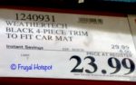 WeatherTech Trim-to-Fit Car Mat Costco Sale Price WeatherTech Trim-to-Fit Car Mat Costco Sale Price