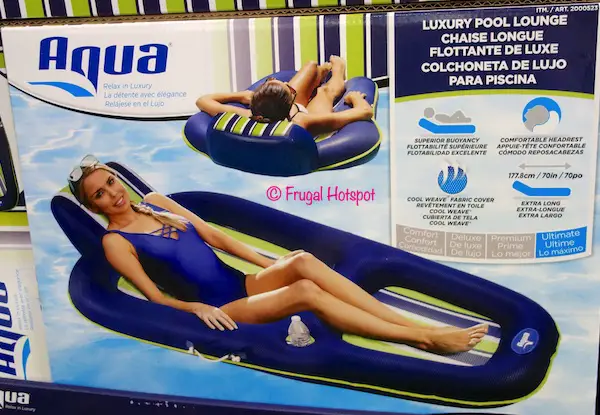 Aqua Luxury Pool Lounge Costco Aqua Luxury Pool Lounge Costco