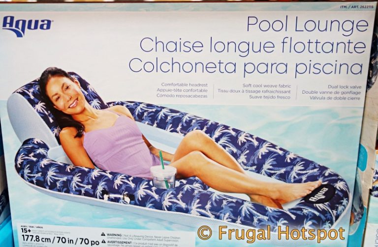 Aqua Pool Lounge Float Costco Sale! Frugal Hotspot